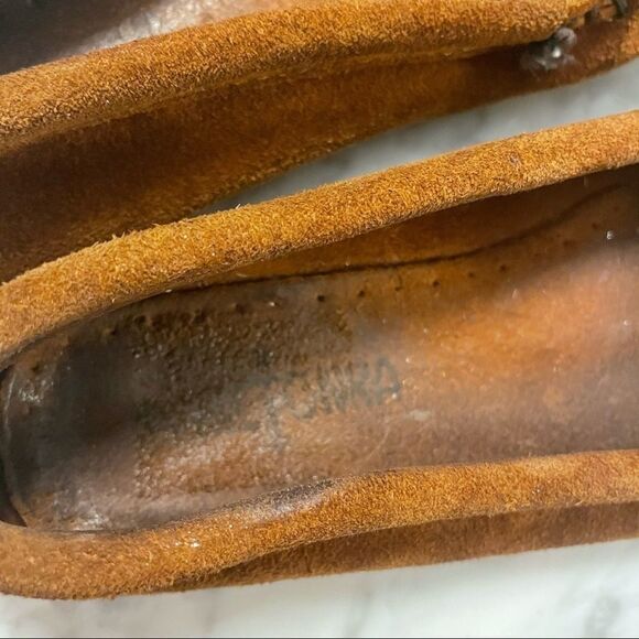 Minnetonka Kilty Suede Moccasins - Picture 5 of 5